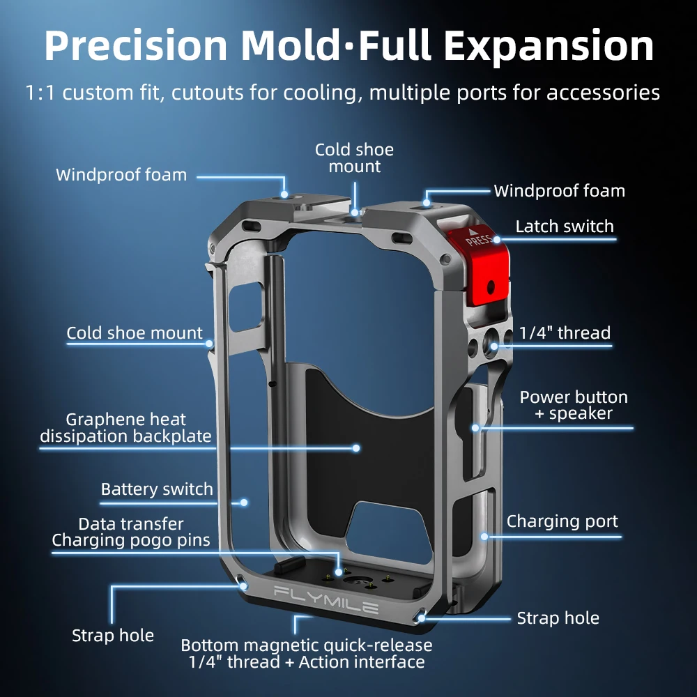 Casing Pelindung Logam Flymile - Drone Gimbal Case ulasan dan harga