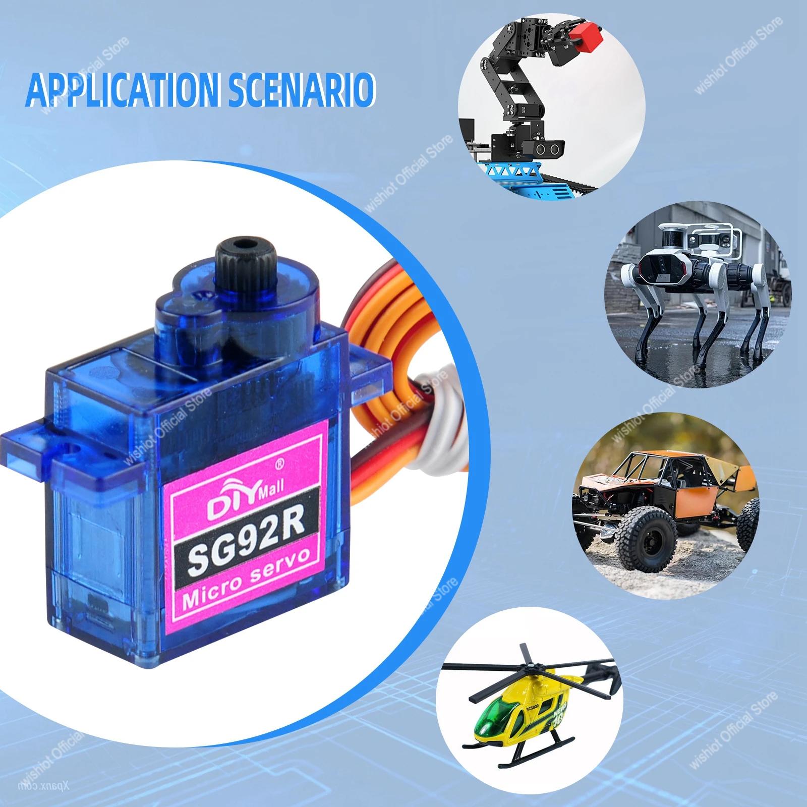 SG92R Motor Servo mikro 4.8-6V - Drone Gimbal Controller ulasan dan harga