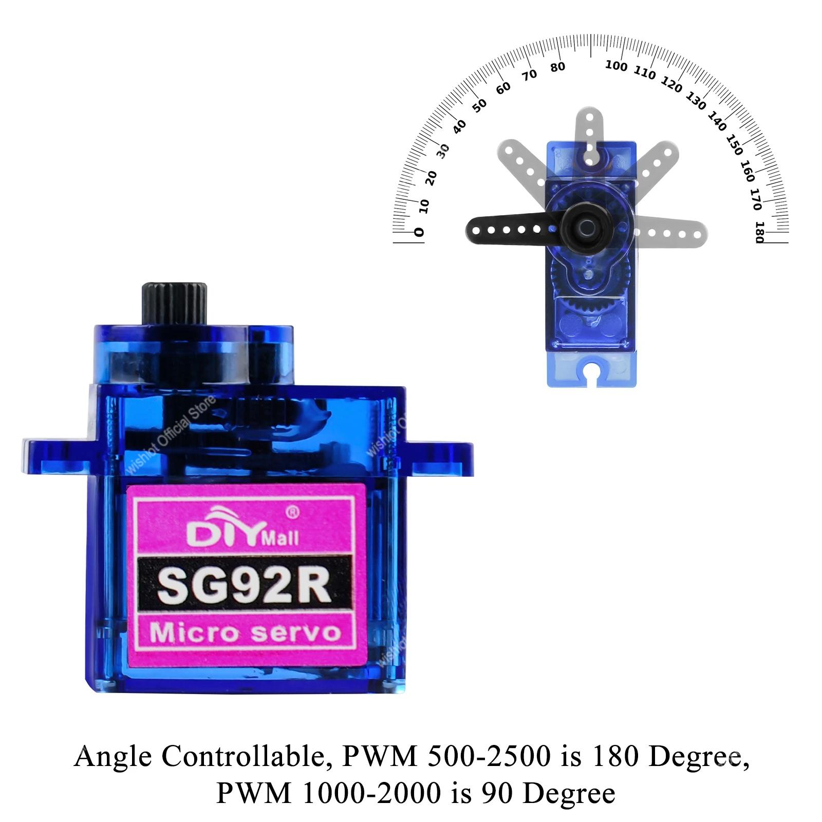 SG92R Motor Servo mikro 4.8-6V - Drone Gimbal Controller ulasan dan harga